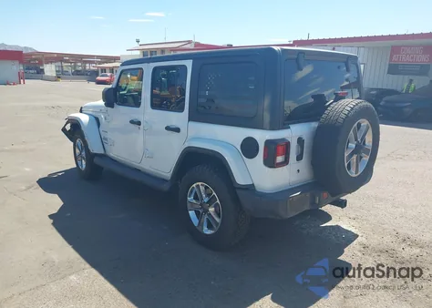 2018 Jeep Wrangler Unlimited Sahara 4X4 из США, поврежденный, VIN 1C4HJXEG8JW246548